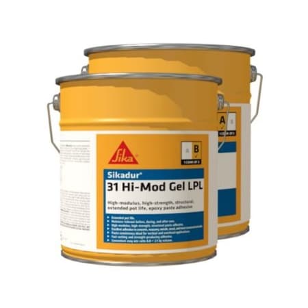 Sikadur 31 Hi-Mod Gel LPL High-Strength Structural Extended Pot Life Epoxy Paste Adhesive 3 Gallon